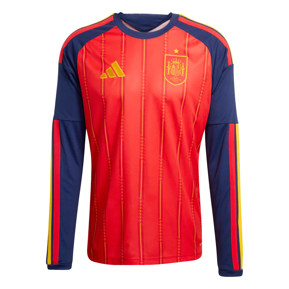 Jersey Spain 2026 Home Long Sleeve WorldCup