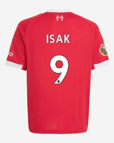 Jersey Liverpool 25/26 Home #9 ISAK